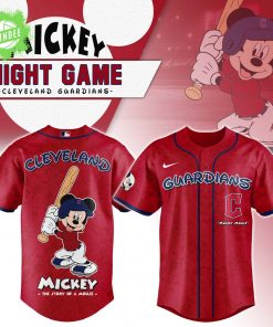 Cleveland Guardians x Mickey Night Game Baseball Jersey – Collector’s MLB Apparel