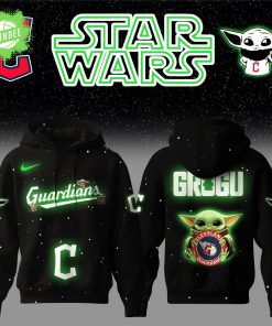 Cleveland Guardians x Star Wars Baby Yoda Hoodie – Galactic Night Fan Hoodie