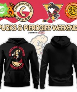 Cleveland Monsters Hockey Club Pucks & Pierogies Hoodie – Limited Edition Hockey Apparel