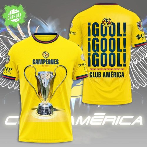 Club América 3D T-Shirt New Limited Edition Soccer Fan