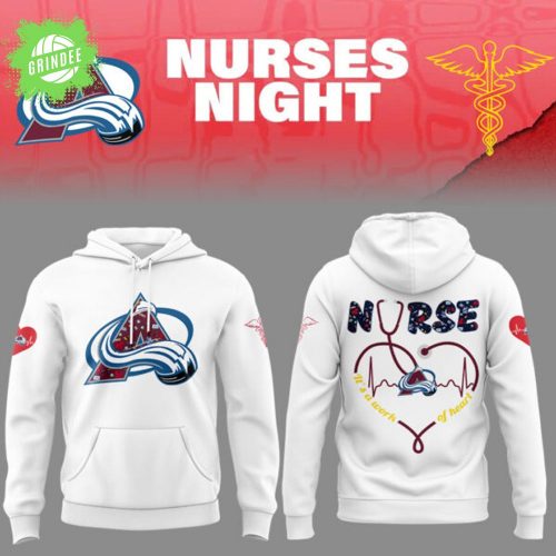 Colorado Avalanche Nurses Night 2025 Hoodie