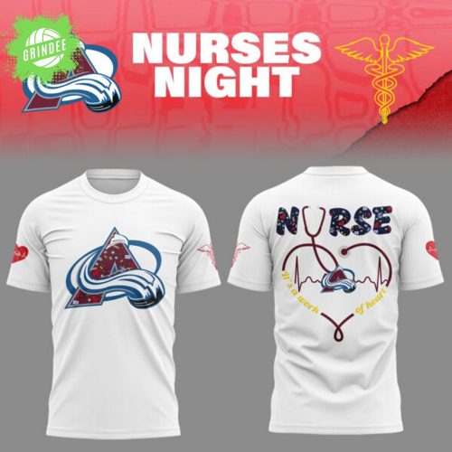 Colorado Avalanche Nurses Night 2025 T-Shirt