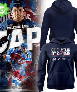 Colorado Avalanche “Oh Captain, My Captain” Welcome Back Hoodie – Special Edition