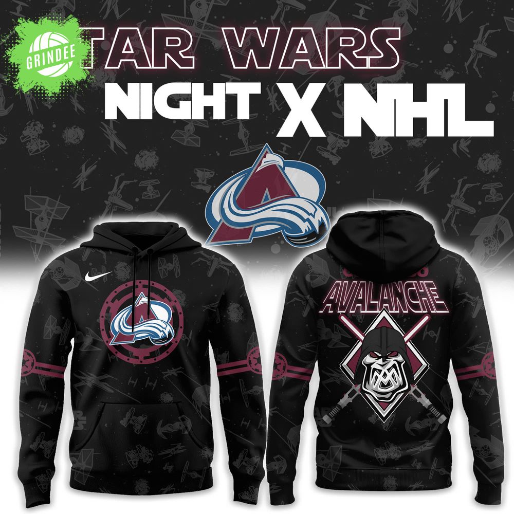 Colorado Avalanche x Star Wars Heritage Night 2025 Combo Hoodie – Limited Edition Star Wars Fans Apparel
