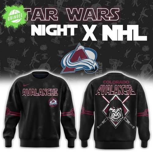 Colorado Avalanche x Star Wars Heritage Night 2025 Sweatshirt – NHL Sci-Fi Fusion