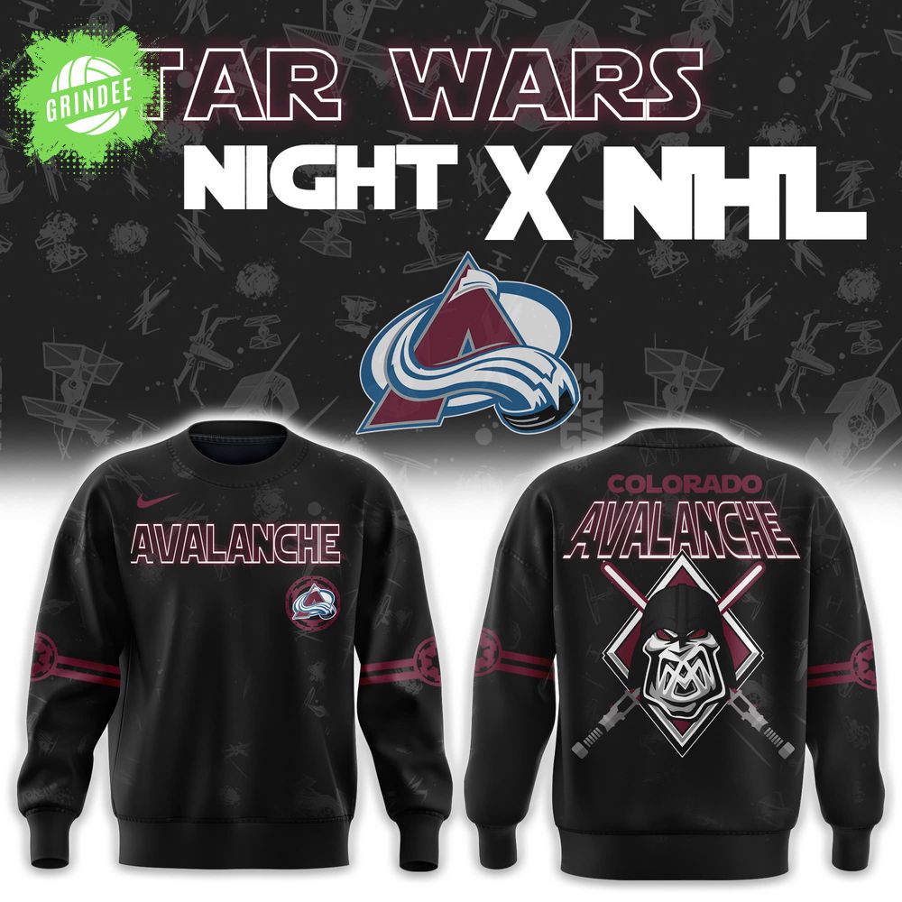 Colorado Avalanche x Star Wars Heritage Night 2025 Sweatshirt – NHL Sci-Fi Fusion