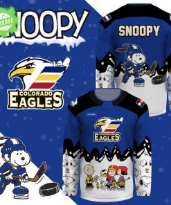 Colorado Eagles x Peanuts Night 2025 “Snoopy” Jersey