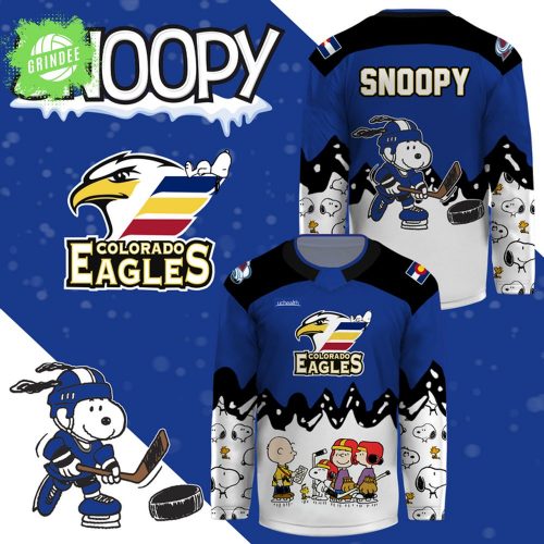 Colorado Eagles x Peanuts Night 2025 “Snoopy” Jersey