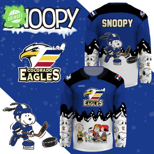 Colorado Eagles x Peanuts Night 2025 “Snoopy” Jersey