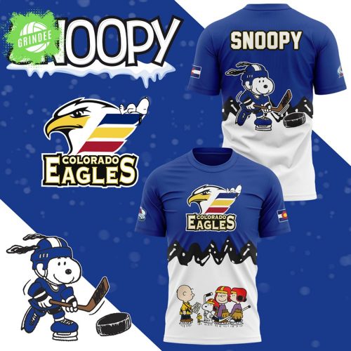Colorado Eagles x Peanuts Night 2025 “Snoopy” T-Shirt
