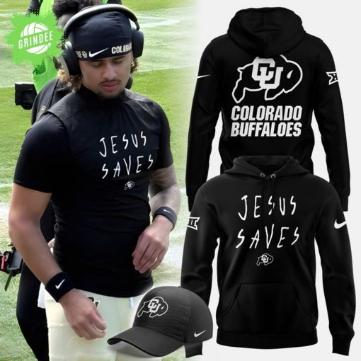 Colorado Football x Jesus Saves Hoodie – 2025 Faith & Football Collab