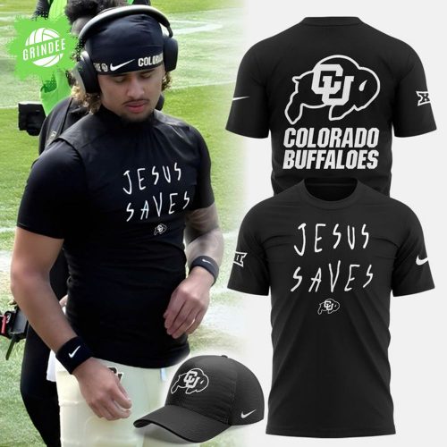 Colorado Football x Jesus Saves T-Shirt – 2024 Game Day Faith Tee