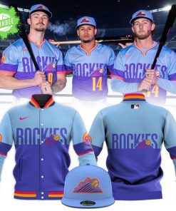 Colorado Rockies City Connect Baseball Jacket 2025