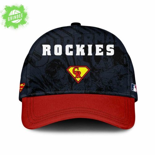 Colorado Rockies MLB x Superman Baseball Jersey Editions Limited 2025 – Superhero x MLB Fans Mashup