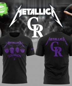 Colorado Rockies Metallica Night T-Shirt