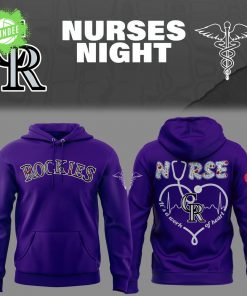 Colorado Rockies Nurses Night 2025 Hoodie