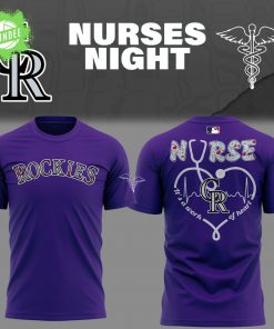 Colorado Rockies Nurses Night 2025 T-Shirt