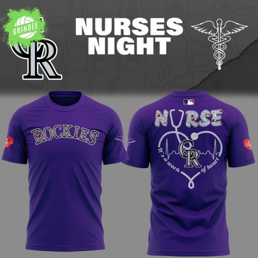 Colorado Rockies Nurses Night 2025 T-Shirt