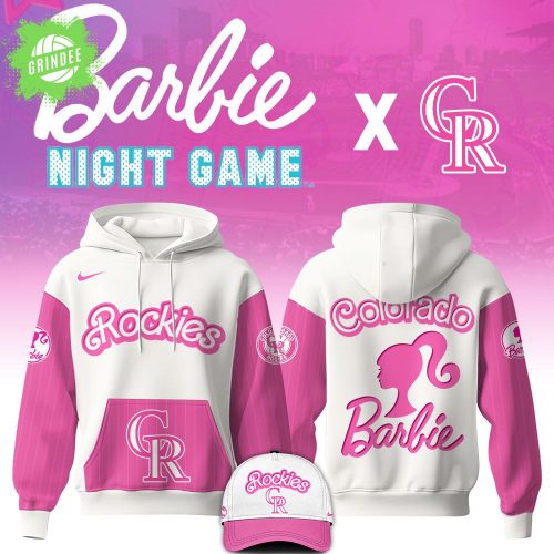 Colorado Rockies x Barbie Night Hoodie – MLB x Barbie Fan Apparel