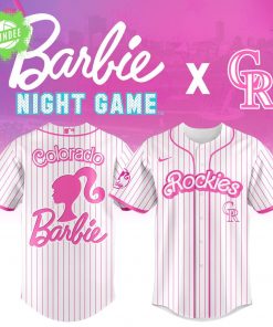 Colorado Rockies x Barbie Night Jersey – Limited Edition Fashion Game Day