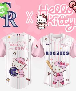Colorado Rockies x Hello Kitty Night 2025 Baseball Jersey Limited Edition