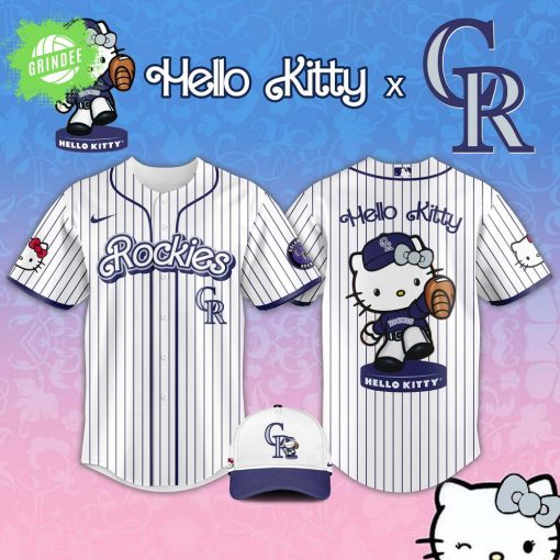 Colorado Rockies x Hello Kitty Night Jersey – MLB x Sanrio Special Edition