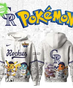 Colorado Rockies x Pokémon Go Hoodie – Augmented Reality Game Night Style