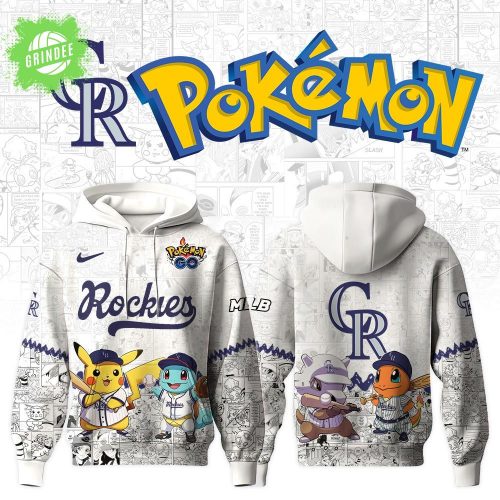 Colorado Rockies x Pokémon Go Hoodie – Augmented Reality Game Night Style