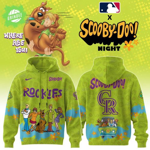 Colorado Rockies x Scooby-Doo Hoodie – Cartoon Night Limited Edition