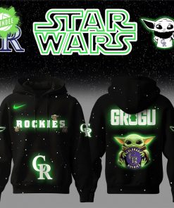 Colorado Rockies x Star Wars Baby Yoda Hoodie – Game Night Yoda Fan Edition