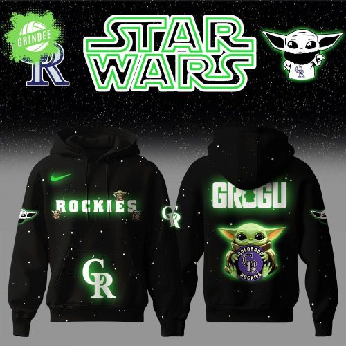 Colorado Rockies x Star Wars Baby Yoda Hoodie – Game Night Yoda Fan Edition