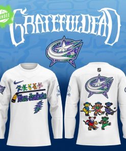Columbus Blue Jackets x Grateful Dead Night Hockey Jersey