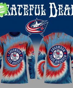 Columbus Blue Jackets x Grateful Dead Night Hockey Jersey – Special Edition