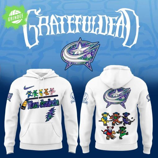 Columbus Blue Jackets x Grateful Dead Night Hoodie