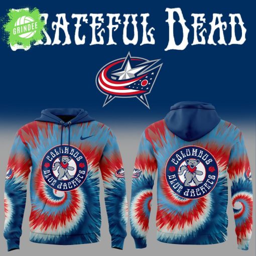 Columbus Blue Jackets x Grateful Dead Night Hoodie – Limited Edition