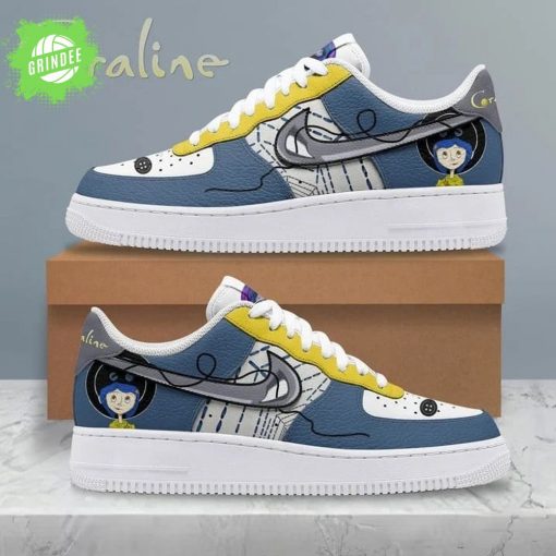 Coraline Custom AF1 Shoes – Horror Theme Edition