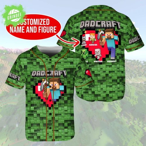 Customized Dadcraft Baseball Jersey – Personalize Your Game Day Style