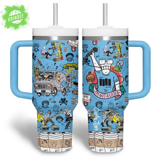 DCDS “I Am Not A Loser” 40oz Custom Tumbler with Handle