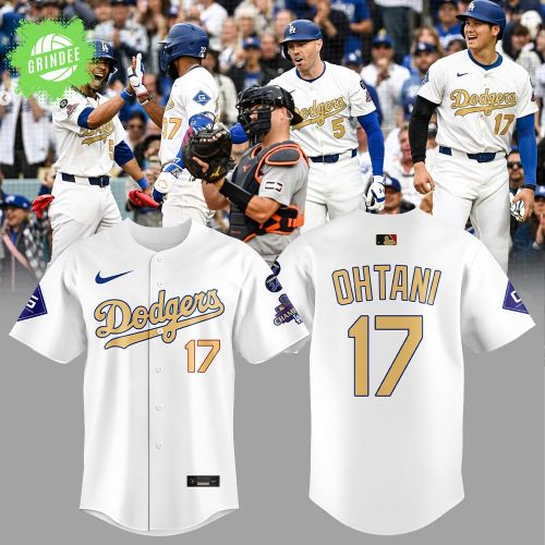 DODGERS GOLD COLLECTION #17 Shohei Ohtani Baseball Jersey – MLB Limited Edition