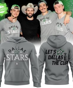 Dallas Stars 2025 Stanley Cup Playoffs Hoodie – Heather Gray Fanatics Edition