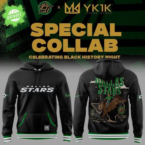 Dallas Stars Black History Night Hoodie – Heritage Tribute 2025