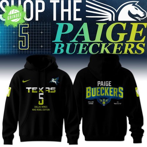 Dallas Wings Nike Rebel Paige Bueckers 2025 Heritage Hoodie