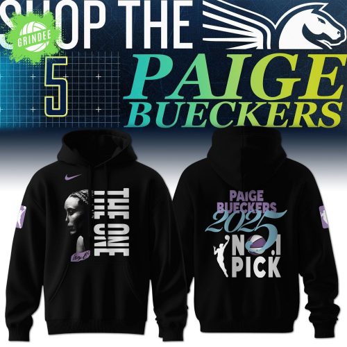 Dallas Wings Paige Bueckers 2025 Heritage Black Hoodie – Limited Edition