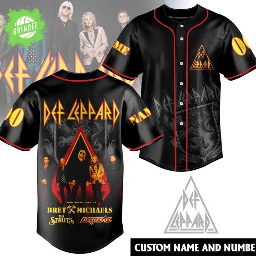 Def Leppard Rock Band Baseball Jersey – Collector’s Edition