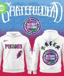 Detroit Pistons Grateful Dead Night Hoodie