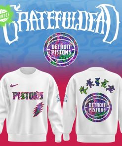 Detroit Pistons Grateful Dead Night Sweatshirt