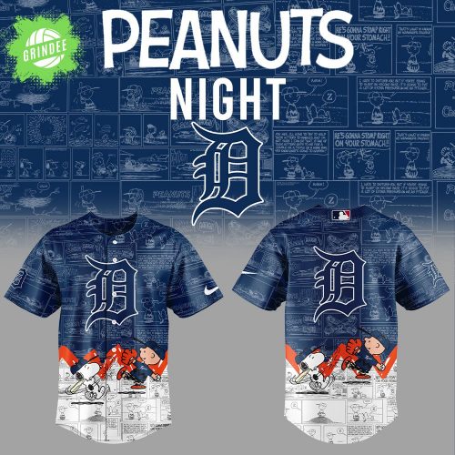 Detroit Tigers 75th Anniversary of Peanuts Baseball Jersey – Limited Edition MLB Apparel