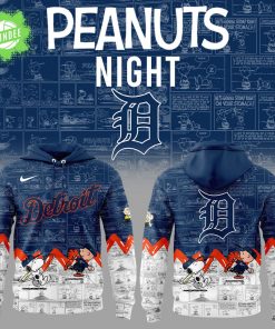 Detroit Tigers 75th Anniversary of Peanuts Hoodie – Baseball & Cartoon Crossover