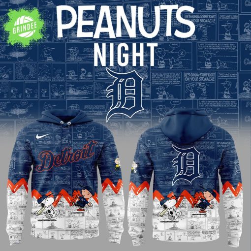Detroit Tigers 75th Anniversary of Peanuts Hoodie – Baseball & Cartoon Crossover