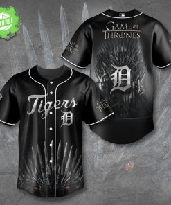 Detroit Tigers Game of Thrones Baseball Jersey House Tigers